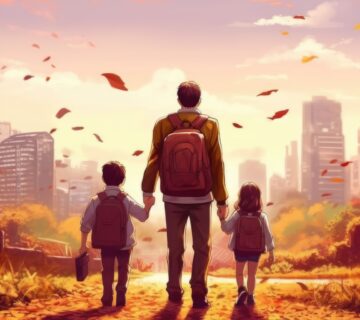 فرزندان و والدین در مدرسه